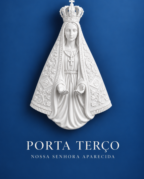 Porta terço Nossa Senhora Aparecida 25Cm